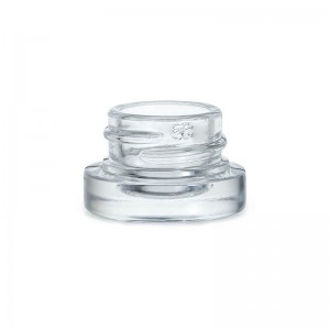 5g Glass Concentrate Container with Matte Black Cap