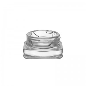 5ml Square Glass Jar with Leak Proof Design for Concentrate