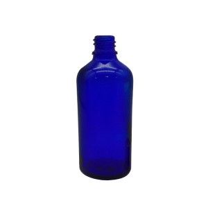 MBK 100ml Blue Glass Essential Oil Bottle with Black Mist Sprayer
