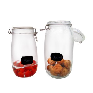 MBK Packaging 2L Cookie Glass Jar with Clamp Lid