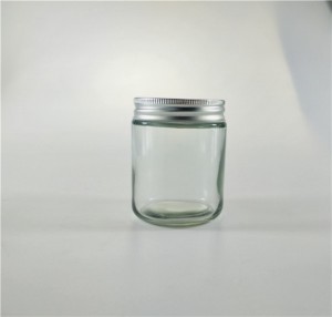 Wholesale Price Glass Quart Jar – MBK 8OZ Commercial Wide Mouth Clear Glass Candle Jar