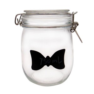 Hot Selling for Crackle Glass Globe – MBK 750ml Clear Glass Storage Food Jar – Menbank