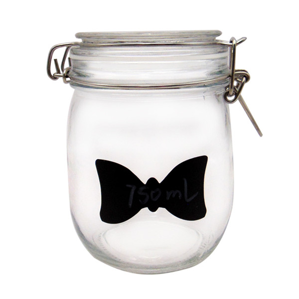 China Factory for Cracked Glass Solar Ball - MBK Packaging 750ml Clear Glass Storage Food Mason Jar – Menbank