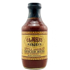 16 oz BBQ clear glass sauce bottle