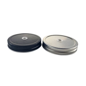 Regular Mason Jar Drinking Lid with Straw Hole – Menbank