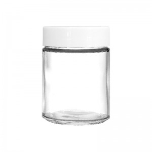 6oz-Clear/Amber-Straight-Sided-Glass-Jar