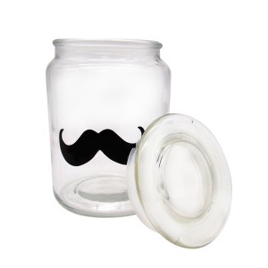 22OZ Classic Glass Candle Jar with Flat Glass Lid – Menbank