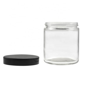 MBK 6OZ Round Glass Food Jar with Screw Lid