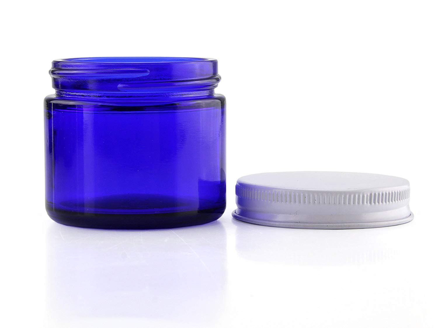 MBK 60ml 2OZ Cobalt Blue Glass Jar With Lid Featured Image