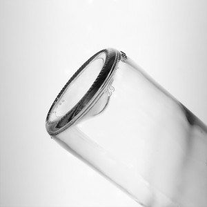 750ml Clear Flat Base Screw Top Bordeaux Wine Bottle