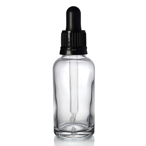 30ml Clear Glass Dropper Bottle Featured Image