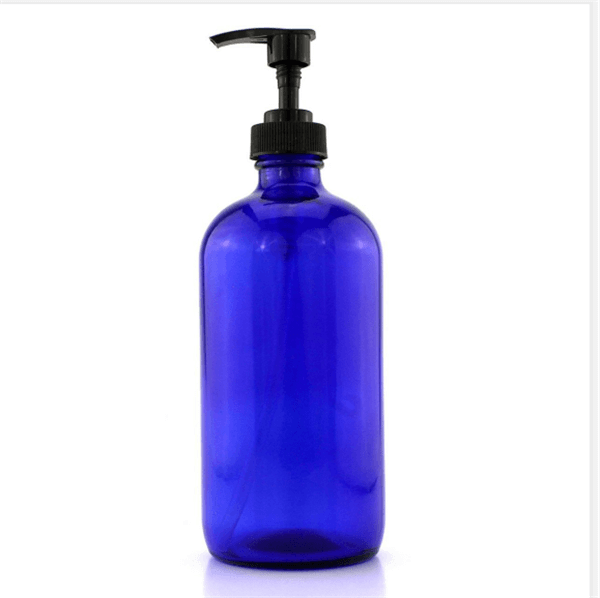 MBK Packaging 16OZ 480ml Cobalt Blue Glass Bottle with Soap Dispense Featured Image