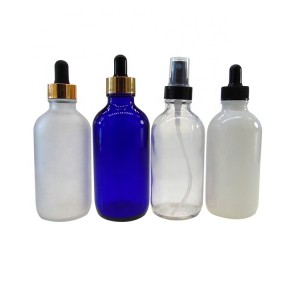 4OZ Cobalt Blue Glass Bottle with Fine Mist Sprayer – Menbank