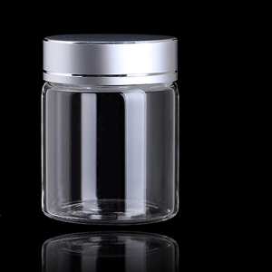 Borosilicate Glass Candy Jar with Metal Lid