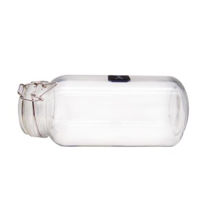 OEM/ODM Manufacturer Glass Honey Pot – China Large 2L Glass Flour Canister Container with Glass Lid – Menbank