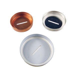 Regular Bronze Coin Slot Mason Jar Lid