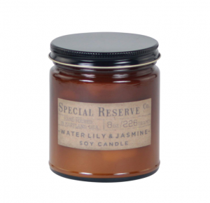 MBK Packaging 8oz amber straight side glass candle jar with lid – Menbank