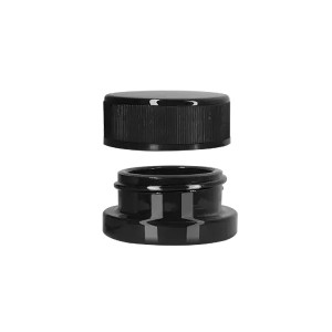 7ml glass Jar Black concentrate containers for cannabis concentrates with Child Resistant Lid