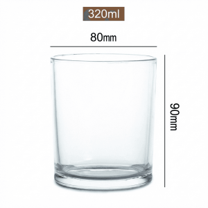 8 oz. Custom Glass Candle Jars for Making Candle