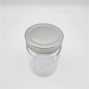 Manufacturer for Zinc Lid – MBK Packaging 7OZ Clear Glass Ergo Food Jar with Metal Lug Cap – Menbank