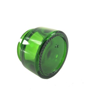 MBK Packaging 30ML Custom Cream Storage Green Glass Jar With Screw Top Lid