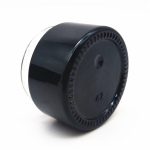 MBK 30ml 1OZ Black Glass Jar with Lid