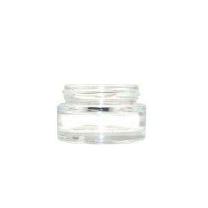 MBK Packaging 20G Clear Glass Face Cream Lip Balm Storage Container Pot Bottle – Menbank