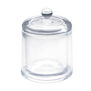 8OZ 9OZ Glass Candle Jar with Bell Cloche Dome Glass Lid