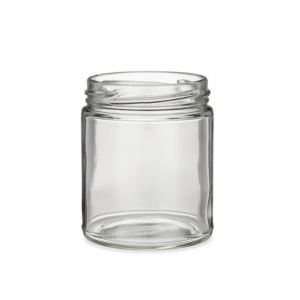 8OZ Clear Straight Side Glass Jar MBK Packaging