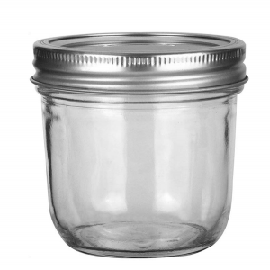 8OZ 10OZ Quilted Planter Wide Mouth Glass Mason Jar