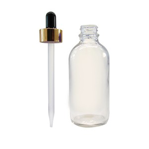 Factory selling Glass Essential Oil Bottle – MBK Packaging 22-400 4OZ Clear Glass Bottle – Menbank