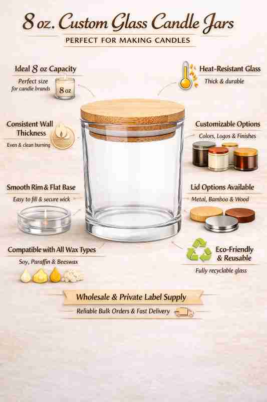 8oz candle jar