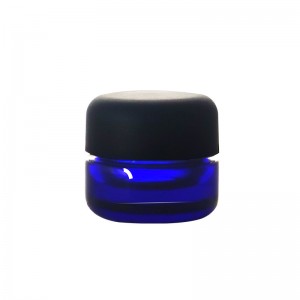 5ml Round Bottom Cobalt Blue Glass Concentrate Jar for Dab Wax
