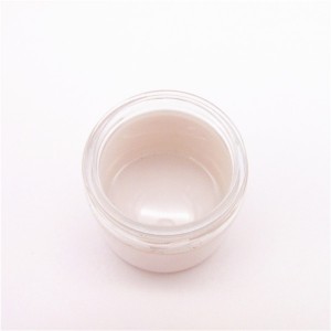 MBK packaging 2oz jar 60ml white glass jar with white ABS lid – Menbank