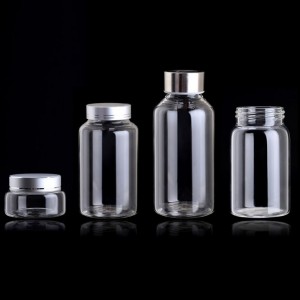 Fast delivery Glass Flour Container – 4oz Borosilicate Glass Weed Jar with Metal Lid – Menbank