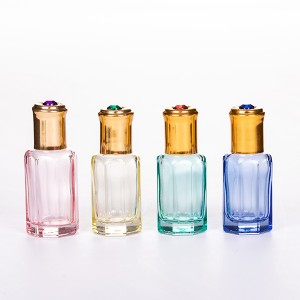 3ml Colorful Glass Roller Ball Bottle with UV Cap