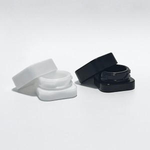 5ml White Square Glass Jar with Leak-Proof Design for Concentrate