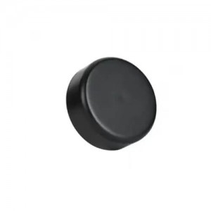 9ml Round Bottom Black Glass Jar with Child Resistant Lid