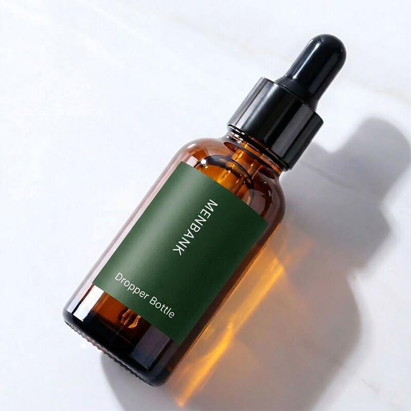 Amber Glass Dropper Bottles 5ml 10ml 15ml 20ml 30ml 50ml 100ml with CR Lids (6)