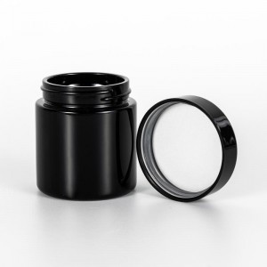 53-400 63-400 66-400 & 70-400 Black CR Caps | Matte & Gloss Child-Resistant Jar Lids for Cosmetic & Cannabis Packaging