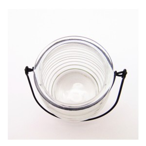 Pumpkin 250ml Candle glass jar with handle