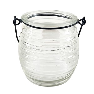Pumpkin 250ml Candle glass jar with handle