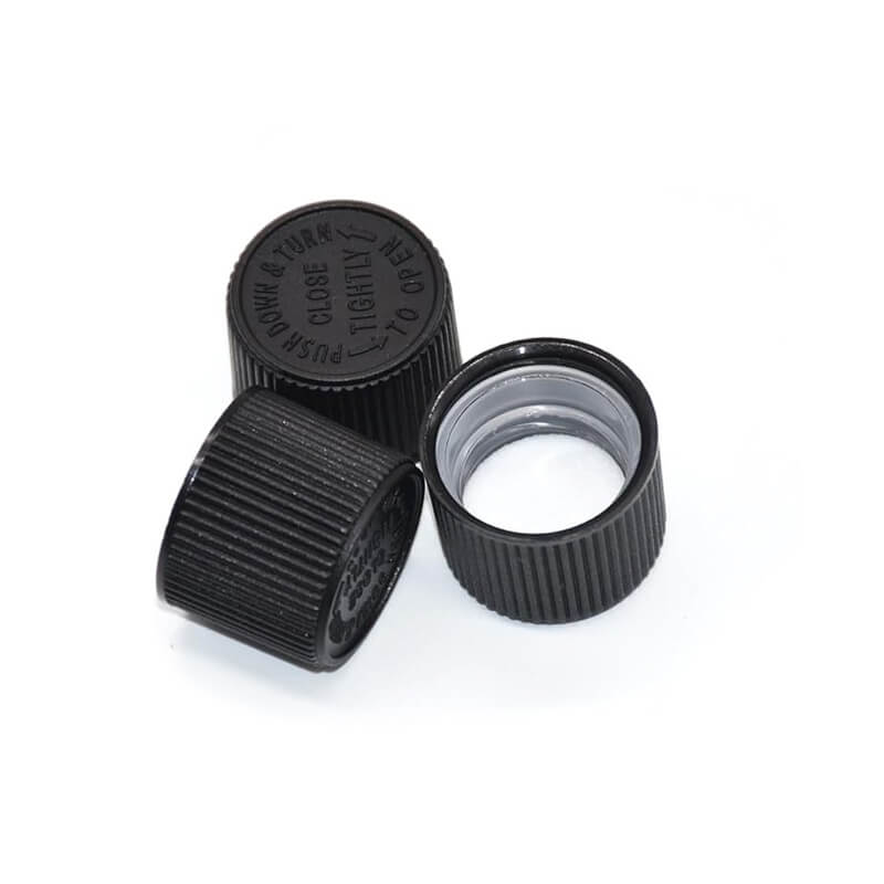 Child Resistant Caps for 20-400  22-400 Neck Finish Glass Pre-Roll Tubes (1)