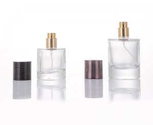30ml 50ml 100ml Clear Luxury Glass Perfume Bottles with Metal Cap & Box | Classic Fragrance Packaging for OEM/ODM
