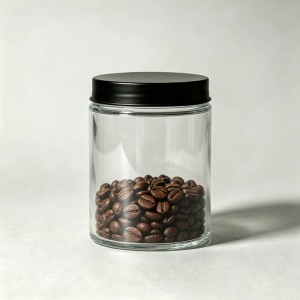 16oz Clear & Amber Straight Sided Glass Jar for Food, Candles