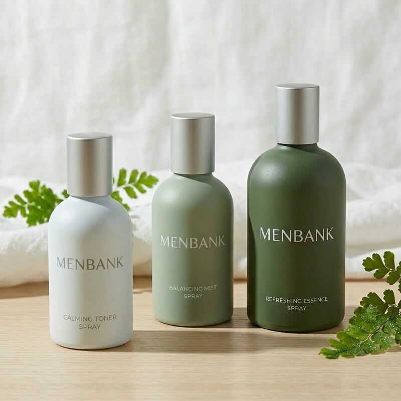 Green Unique Glass Perfume Bottles