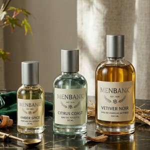 30ml 50ml 100ml Unique Design Glass Perfume Bottles with Cap & Box | Minimalist Fragrance Packaging for OEM/ODM