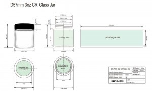 Wholesale 3oz Clear Glass Jar with Black CR Lid – Cannabis Flower Packaging Container | China Glass Jar Supplier