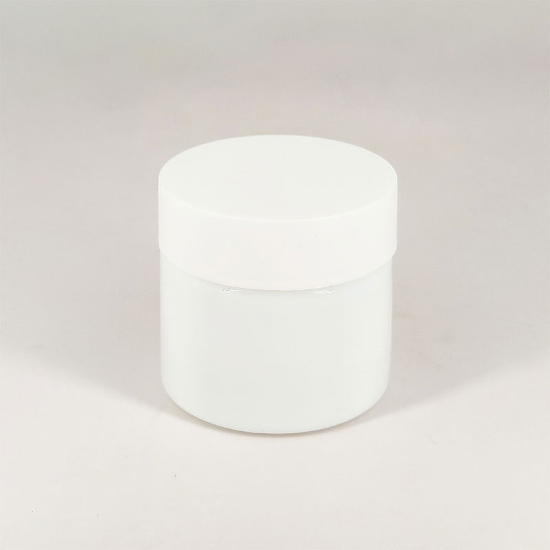 Customized-D60-3oz-White-Glass-Child-Resistant-Jar-For-Dry-Flower Featured Image