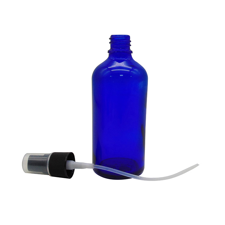 100ml glass bottle blue